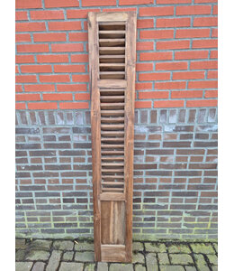 Houten louvreluik - 180 x 30 cm  - naturel