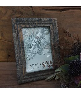 ## wordt niet verzonden - Fotolijst - grey finish - small - fotomaat 10 x 15 - lijstmaat 16 x 20 cm