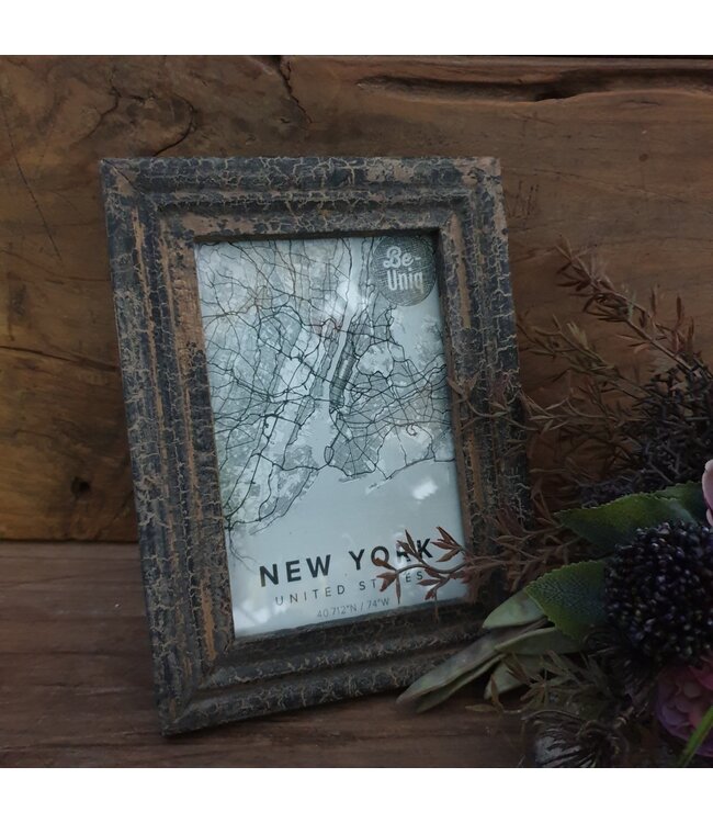 ## wordt niet verzonden - Fotolijst - grey finish - small - fotomaat 10 x 15 - lijstmaat 16 x 20 cm