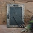 # wordt niet verzonden - Fotolijst - grey finish - small - fotomaat 10 x 15 - lijstmaat 16 x 20 cm