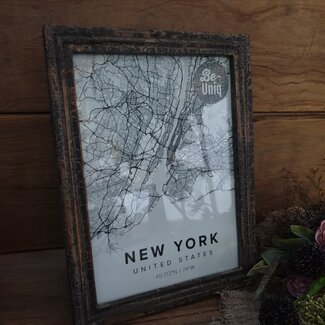 # wordt niet verzonden - Fotolijst - grey finish - large - 35 x 26 x 2 cm (foto 21 x 30 cm)