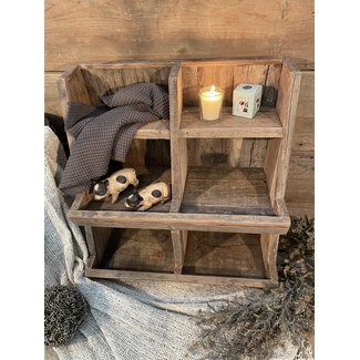 # Houten gruttersbak "Olivia" 50 x 28 x 50 cm