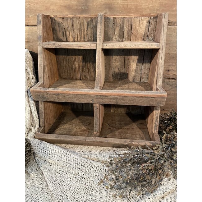 # Houten gruttersbak "Olivia" 50 x 28 x 50 cm