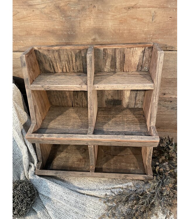 Houten gruttersbak "Olivia" 50 x 28 x 50 cm