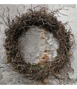 Moss wreath naturel 40cm