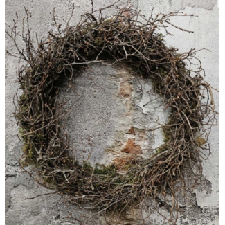 # Moss wreath naturel 40cm