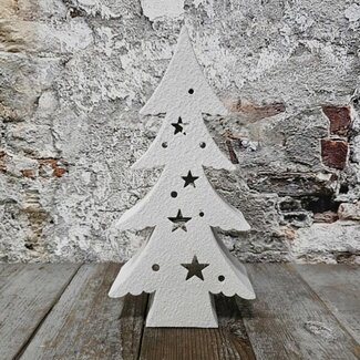 # Leyu den metaal wit 7x28cm