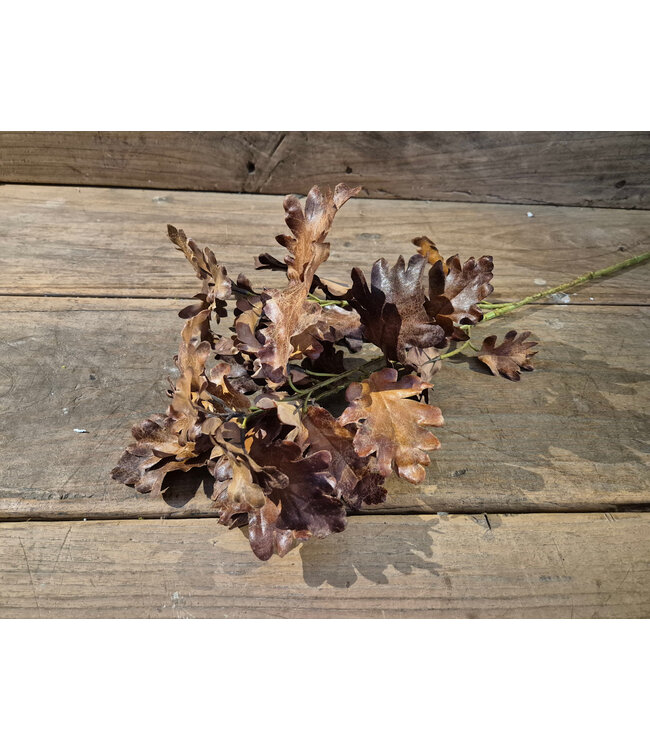 Oak leaf spray - donkerbruin - 80 cm