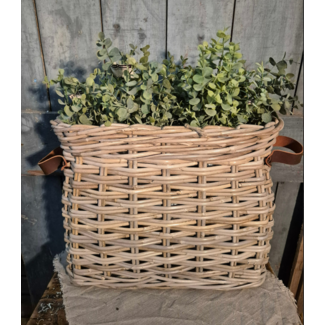 Vensterbankmand - rotan - M - ca. 48 x 18 x 40 cm