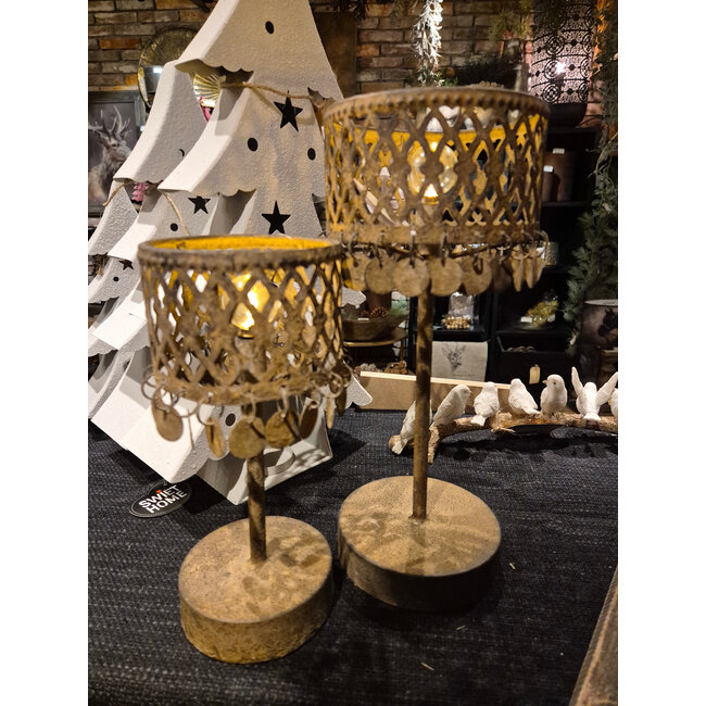 Countryfield # Tafellamp Amira L roest-L14B14H30,5CM