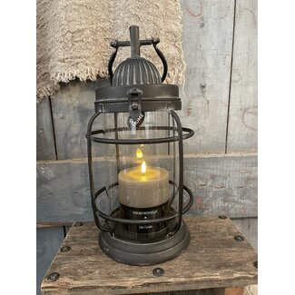 # Zago stal lantaarn 20x39cm (excl. kaars)