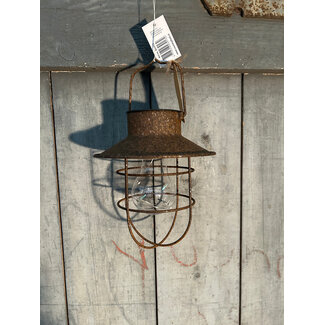 Countryfield # Hanglamp LED solar ro Daryl roest-L16B16H24CM