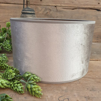 2008 - KKL-  Lampenkap - champagne velours - 35 x 35 x 19 cm