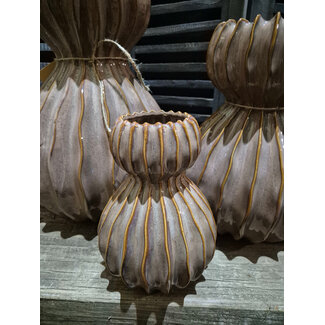 Countryfield ## wordt niet verzonden - Vaas - aardewerk - ca. 14 x 20 cm