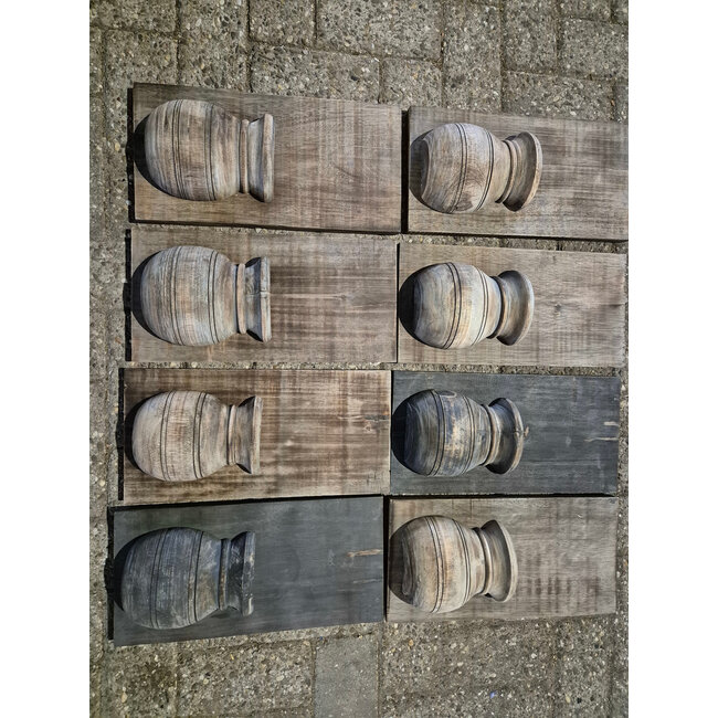 # Mix - Wandpaneel met vaas zonder houten lijst - 20 x 30 cm-per stuk- excl. Deco