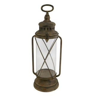 Countryfield Lantaarn ro Coretta grijs-L17B15,5H48CM