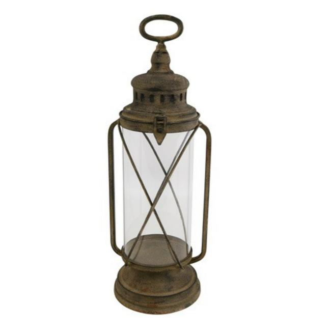 Countryfield Lantaarn ro Coretta grijs-L17B15,5H48CM