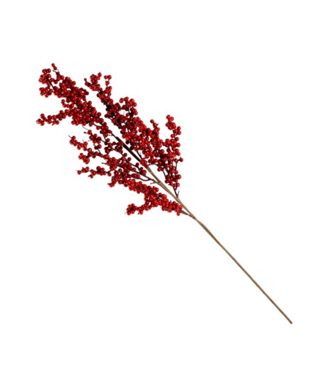 Kunsttak besjes rood 70cm