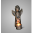 Tealightcup Angel with Star Majestic Brown L D.14 H.20 - per stuk