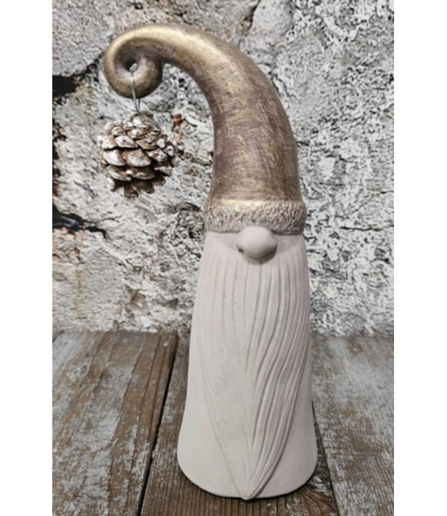 ## Wordt niet verzonden - Pors santa aardewerk 22cm