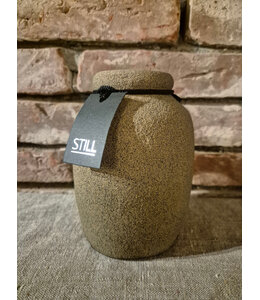 Still # 25113 - Small Bottle High Latte - 	D x H: ca. 27 x 3 cm