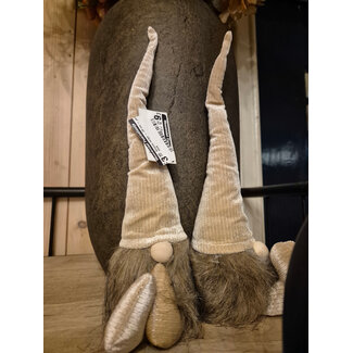 Gnoom beige - 28 cm - per stuk