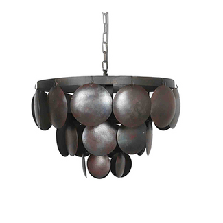 Hanglamp zwart schijf S Ø 40 cm / 2274