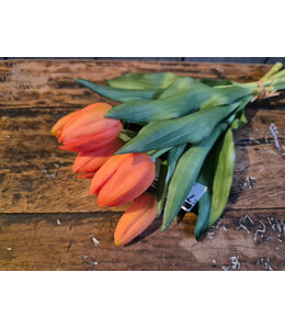 Countryfield Kunst boeket Tulipa S oranje -L15B15H29CM