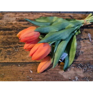 Countryfield Kunst boeket Tulipa S oranje -L15B15H29CM