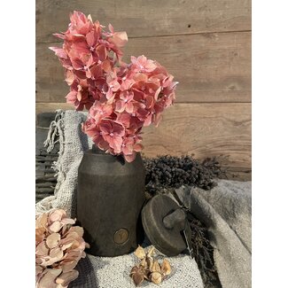 wordt niet verzonden - Bruine pot met deksel 26 cm