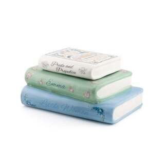 Aardewerk opberger boeken - 16,8x11,9x8,4cm