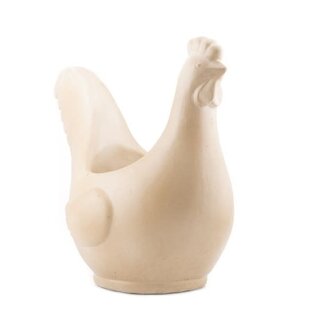 Aardewerk bakje kip L - 24,5x14x22cm