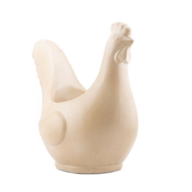 Aardewerk bakje kip L - 24,5x14x22cm