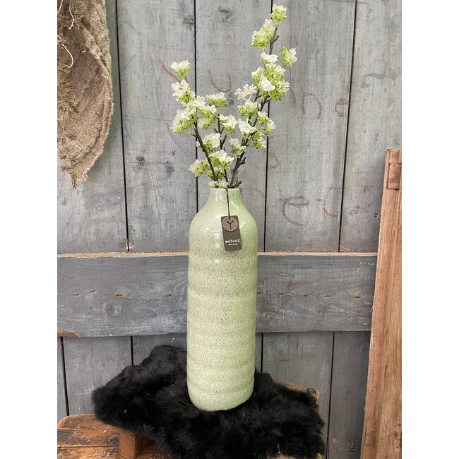 # Wordt niet verzonden -Bottle Basic Green Glazed S D.12 H.37