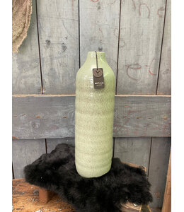 ## Wordt niet verzonden -Bottle Basic Green Glazed S D.12 H.37
