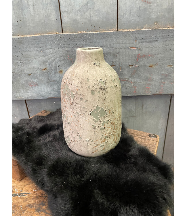 ## wordt niet verzonden - Bottle Basic Green Vintage S D.12 H.19