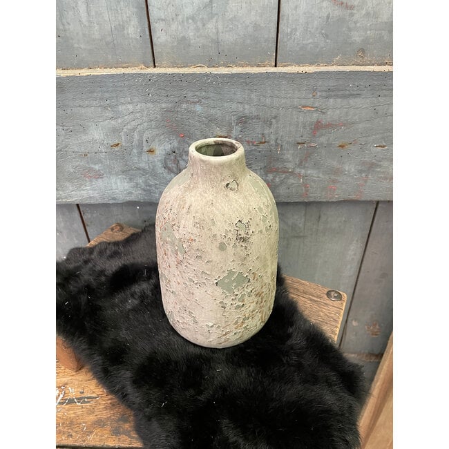 # wordt niet verzonden - Bottle Basic Green Vintage S D.12 H.19