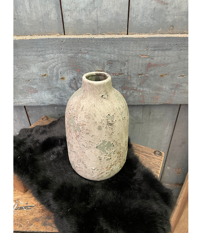 ## wordt niet verzonden - Bottle Basic Green Vintage S D.12 H.19