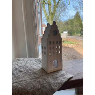 Countryfield # Wordt niet verzonden - Theelichth vk Wilhelmus S wit-L6,5B6,5H17CM