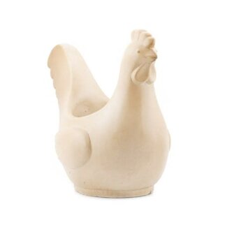 # wordt niet verzonden - Aardewerk bakje kip S - 18,5x10,5x16cm