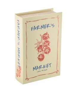 Opbergboek koffietafel farmer's market 27x18cm