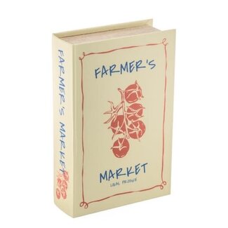 Opbergboek koffietafel farmer's market 27x18cm