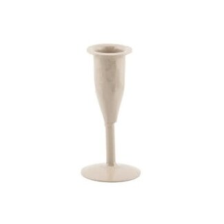 Kaarsenstandaard 15cm beige