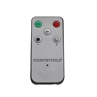 Countryfield # Afstandsbediening v/kaarsen led Lyon zwart-L4B0,6H8,5CM