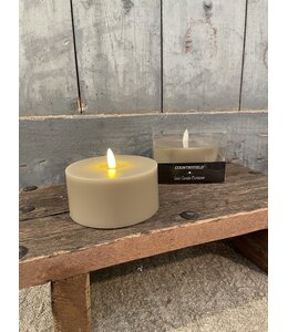 Countryfield @ Stompkaars Ø10CM LED ro Patio XS beige-L10B10H7,5CM