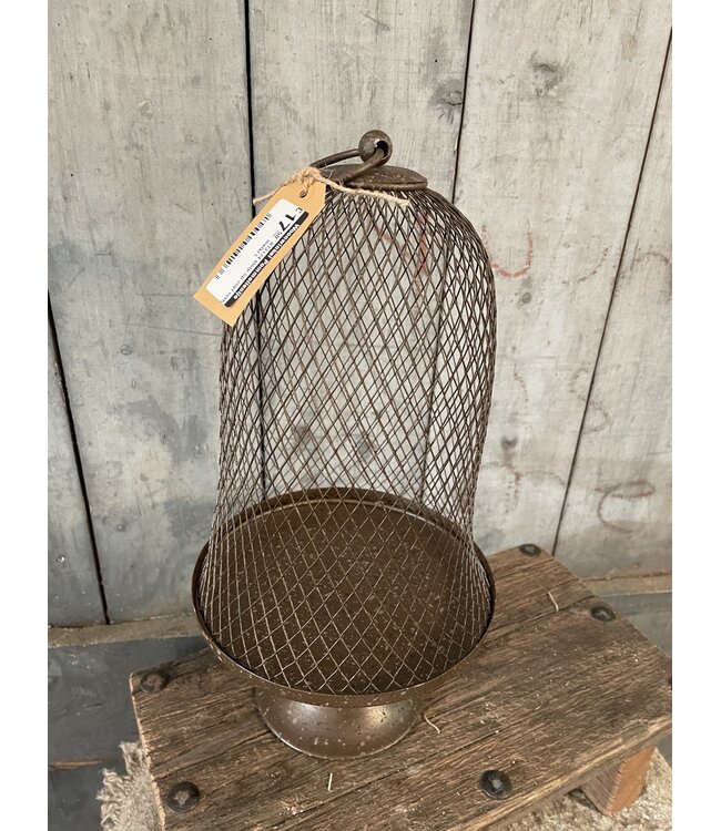 Countryfield # Theelichth ro Bamhi L roest-L18B18H34CM - (excl. deco)