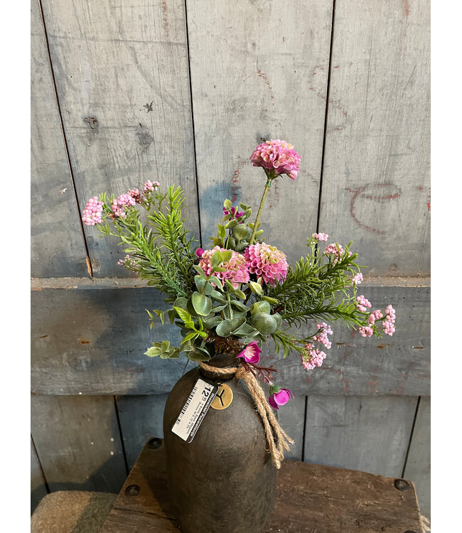 Countryfield # Dahlia Pompon Boeket paars-L33B20H14CM