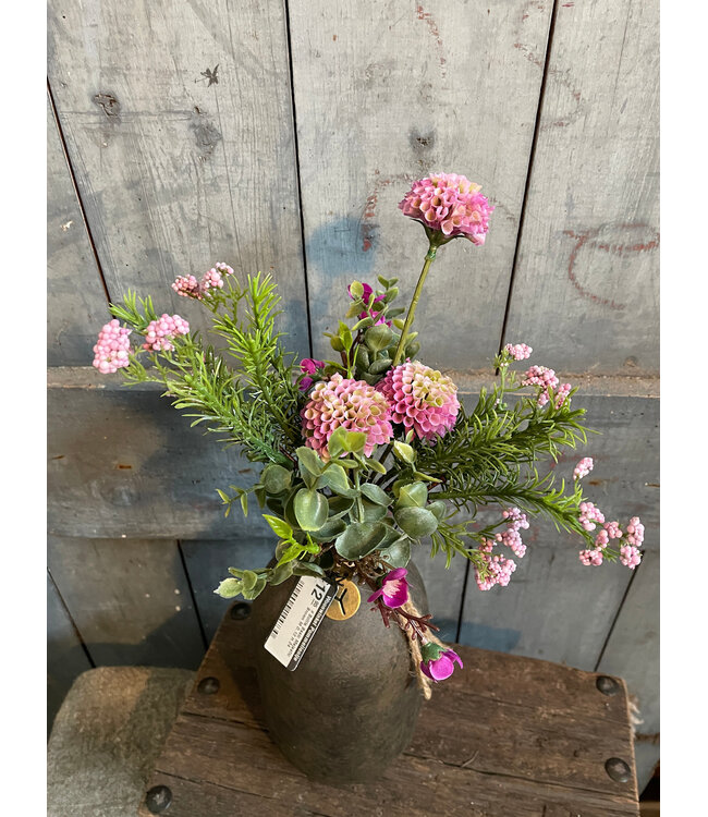 Countryfield # Dahlia Pompon Boeket paars-L33B20H14CM