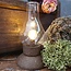 Olielamp LED timer ro Kilian roest - L13B10,5H19,5CM