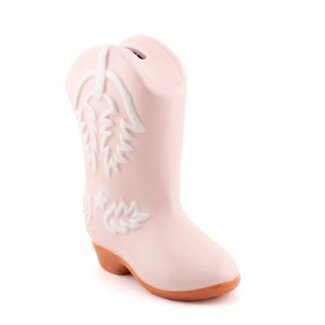 Spaarpot cowboy boot - 	13,3x5,8x15,6cm